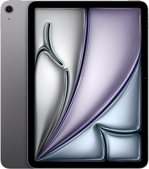 Apple iPad Air 11 (M2): Liquid Retina Display, 128 GB, 12 MP Horizontal Front Camera/12 MP Rear Camera, Wi-Fi 6E, Touch ID, One Day Battery Life - Space Gray - Image 1