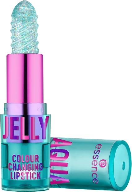 Essence Cosmetics Aqua Jelly Colour Revealing Lipstick, Colour Adapting, Colouring Effect, Natural, Translucent (2.8 g) - Image 1