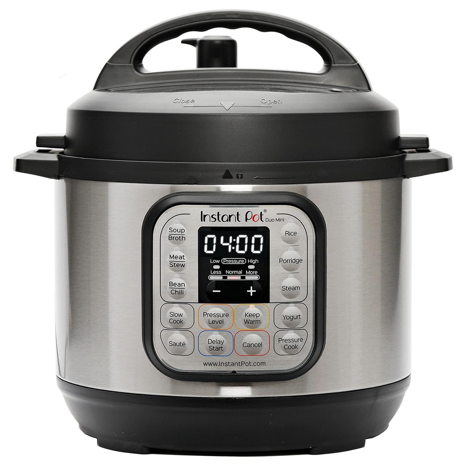 Instant Pot Duo 30 – 7 in 1 Smart Pressure Cooker – Functions, Pressure Cooker, Slow Cooker, Rice Cooker, Curling Pan, Yogurt Maker, Steamer and Dish Warmer – 3 L, Stainless Steel - Image 1