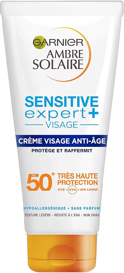 Garnier Ambre Solaire Sensitive Expert+ Anti-Face Cream SPF 50+ 100 ml - Image 1