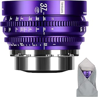 MF37mm T2.9 Floral Bloom Art Series Professional Cinema Lens, Explosive Bokeh Full Frame PL Mount Compatible for Creative Photography and Filmmaking, Purple - Image 1