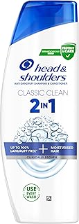 Head & Shoulders Shampooing et après-shampooing 2 en 1 Classic Clean 450 ml – Lot de 6 - Image 1