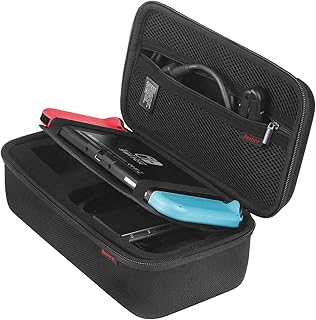 Etui pour Nintendo Switch / Switch OLED - Housse de transport pour Nintendo switch avec 10 porte jeux pour la Nintendo Switch, Adaptateur AC, câble HDMI, Grip Joycon, Dragonne Joycon - Image 1