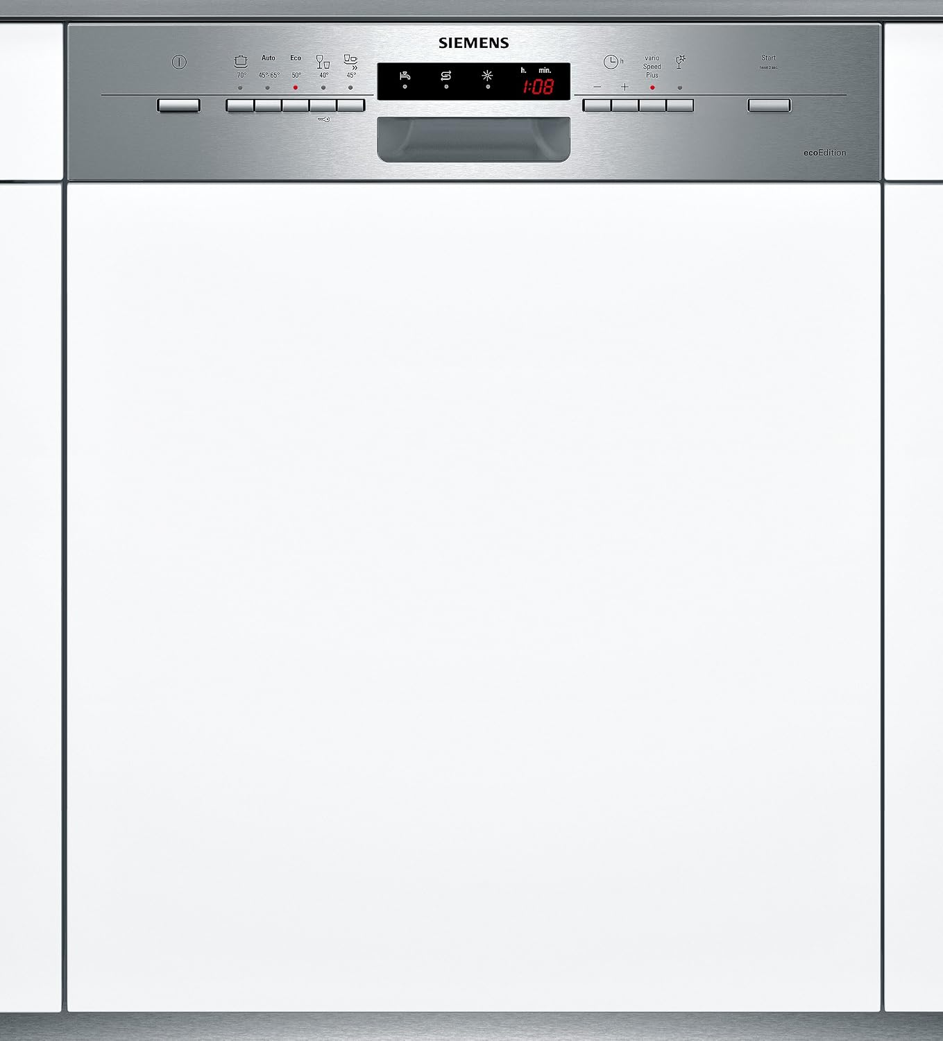 Siemens SN55N532EU lave-vaisselle - lave-vaisselles (Semi intégré, A, A+++, Blanc, boutons, A) - Image 1