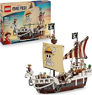 LEGO One Piece Le Bateau Pirate Vogue Merry - Jouet Bateau - Maquette pour Décoration avec 5 Minifigurines Dont Luffy, Zoro & Nami - Cadeau Anime pour Garçon, Fille ou Fan dès 10 Ans 75639 - Image 1