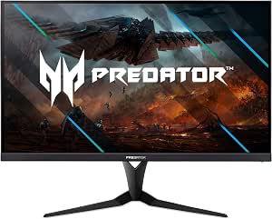 acer Predator XB323U GPbmiiphzx 32" WQHD (2560 x 1440) IPS NVIDIA G-Sync Compatible Monitor, VESA Certified DisplayHDR600, Up to 0.5ms, 170Hz, (1 Display Port, 2 HDMI and 4 USB 3.0), Black - Image 1