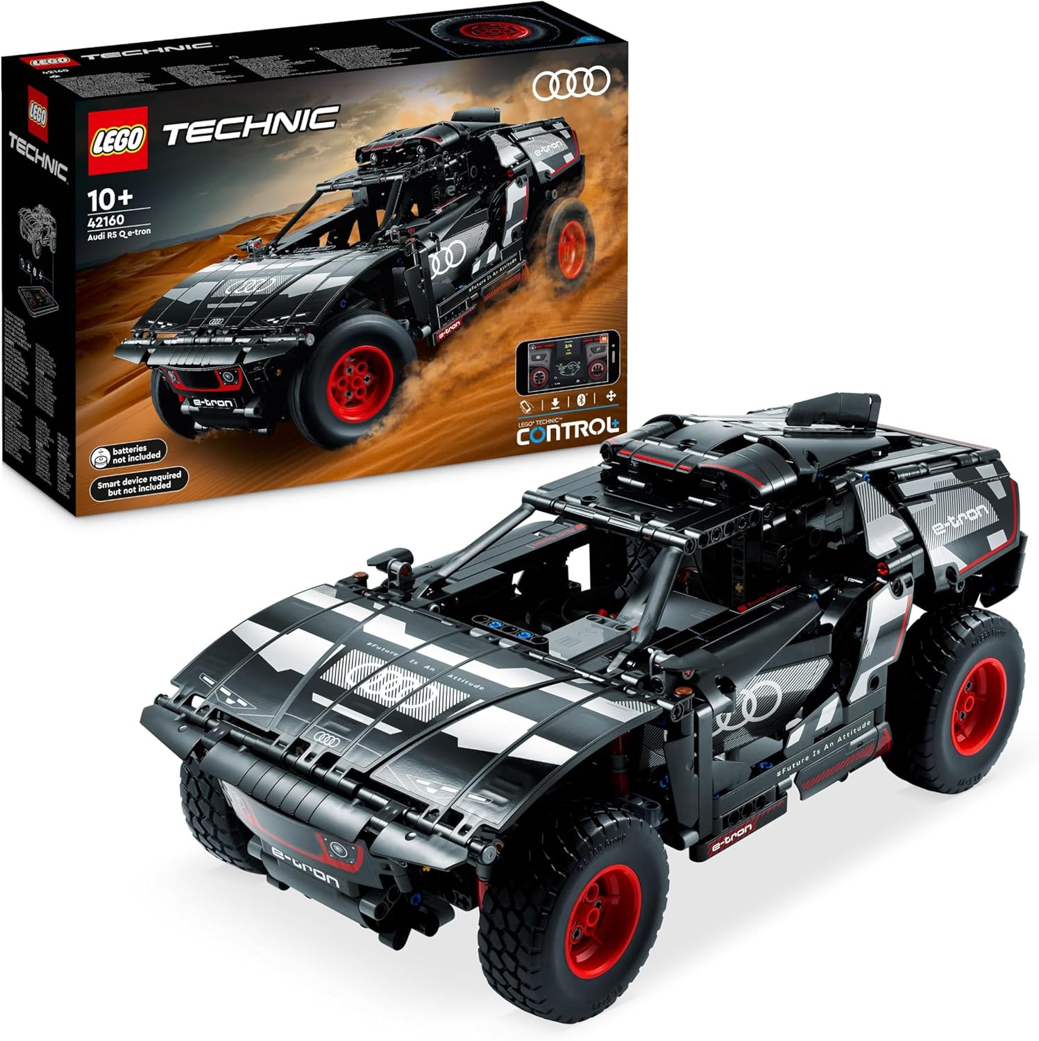 LEGO Technic Audi RS Q e-tron - Voiture de Rallye Télécommandée - Maquette à Construire Off-Road Dakar - Contrôlée par Application RC avec Control+ Idée Cadeau pour Garçons, Filles Dès 10 Ans 42160 - Image 1