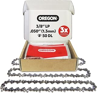 Oregon Lot de 3 Chaîne de Tronçonneuse 3/8" LP pour Guide de 35cm (14"), Jauge .050" (1,3mm), 50 Maillons - Stihl Chaîne de Rechange à Faible Rebond, Compatible Stihl Modeles et Plus - Image 1