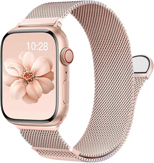 ORRLBB Compatible with Apple Watch Bands Series 11 10 9 8 7 6 5 4 Ultra SE 3 2 1 Women Men, Magnetic Metal iWatch Band for iWatch 49mm 46mm 45mm 44mm 42mm 41mm 40mm 3.5mm 96 cm - Image 1