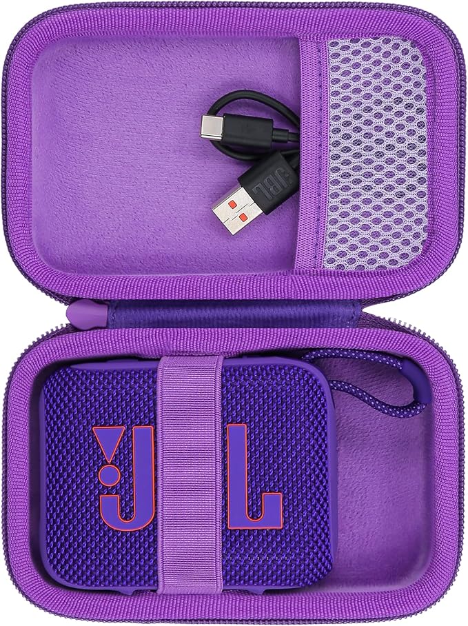 co2CREA Hard Travel Case Cover Case for JBL GO 4 Portable Bluetooth Speaker (Box Only) - Image 1