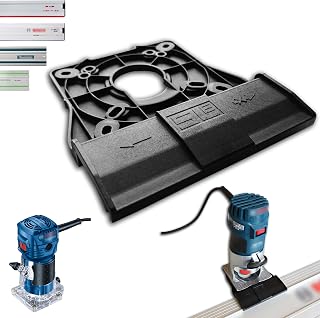 Adaptateur de Rail de Guidage Professionnel pour Bosch GKF 500/550 pour Adaptateur de Fraise de Dégauchissement de Bord pour Rail de Guidage Makita/Bosch/Festool/Mafell - Image 1
