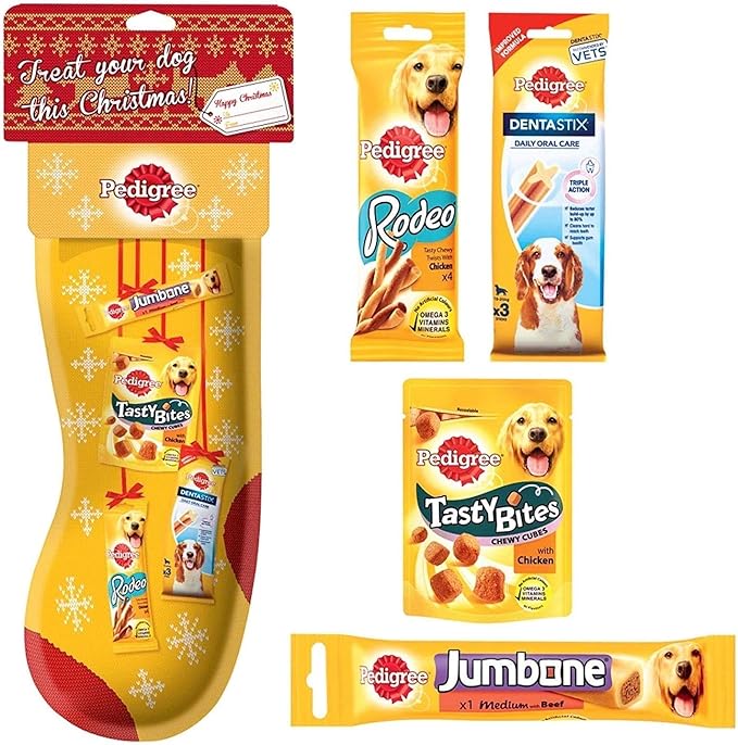 PEDIGREE Christmas Stocking Dog - 1 X Stocking - Image 1
