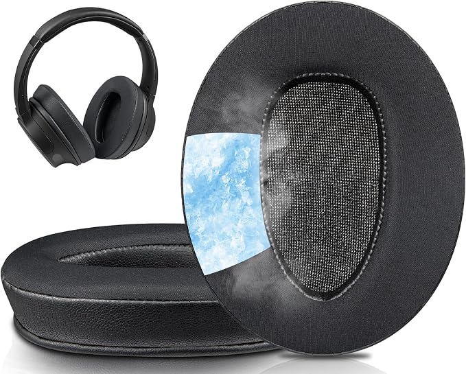 SOULWIT Foam Cushion Pads for Sony WH-CH700N (WHCH700N) & MDR-ZX780 (ZX780DC)/MDR-ZX770 (ZX770BN ZX770BT), for MDR-10R (10RNC 10RBT) Over-Ear Headphones - Image 1