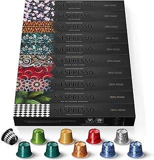 Nespresso Original-100 Capsules-Collection Explorations-Torréfaction Mixte-10x Paris Espresso-10x Rio De Janeiro Espresso-10x Istanbul-10x Shanghai-10x Buenos Aires-10x Vienna-20x Stockholm-20x Tokyo - Image 1