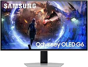 Samsung Odyssey OLED G60SD 27'' 360Hz, 0.03ms, OLED, QHD (2560x1440), 1000000:1, Height Adjustable, Swivel, Tilt, LS27DG602SUXEN