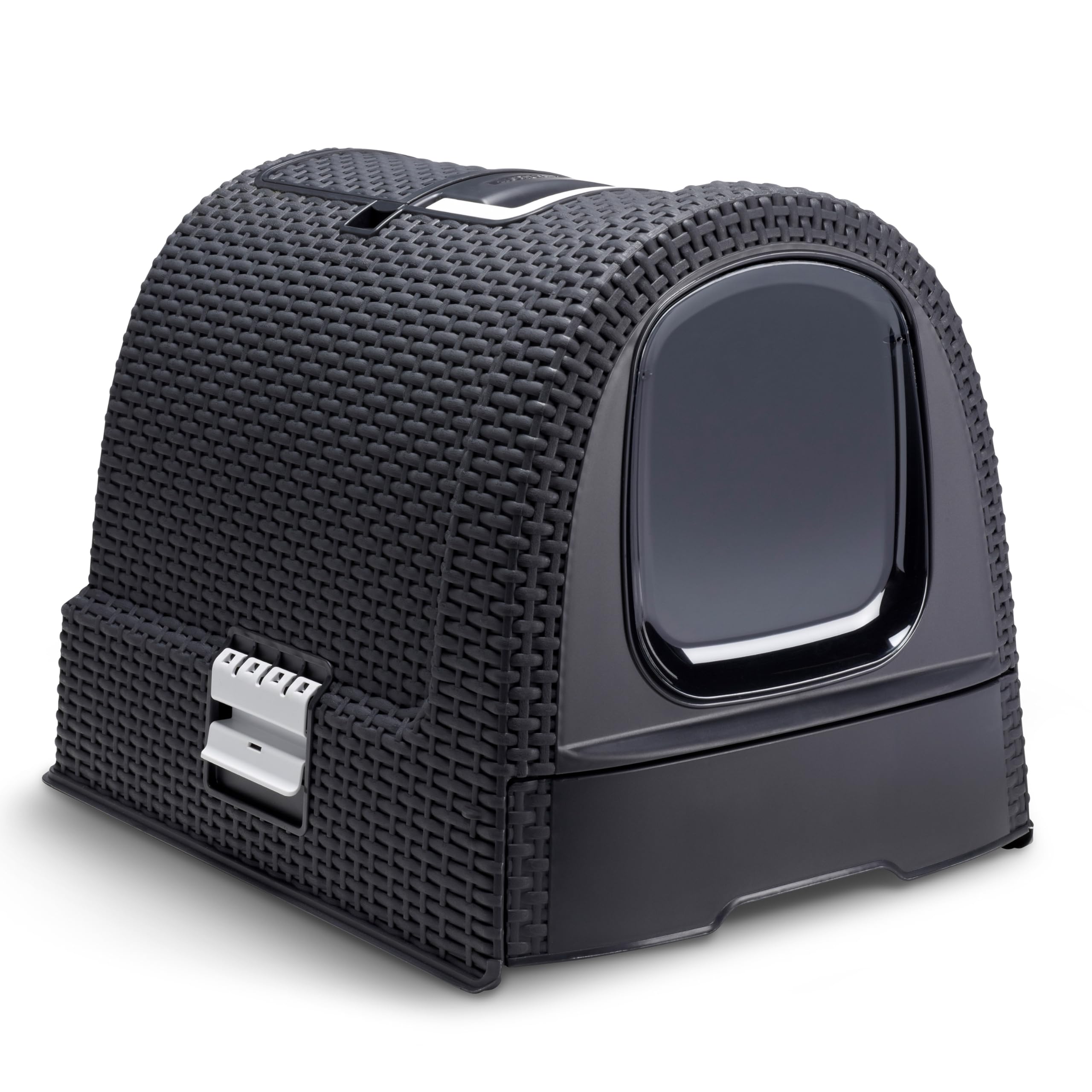 Curver 198846 Toilet House, Recycled Plastic, Anthracite - Image 1