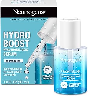 Neutrogena Hydro Boost Hyaluronic Acid Serum with 17% Hydration Complex, Lightweight Daily Hyaluronic Acid Facial Serum for Dry Skin, Oil-Free Fragrance-Free, 1 fl. oz - Image 1