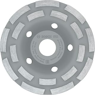 Bosch 1x PRO Concrete Long Life Diamond Plate Grinding Wheels for 22.23 mm bore and concrete grinders (for Concrete, Ø 125 mm, Professional Accessory Concrete Grinder) - Image 1