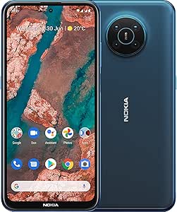 Nokia Smartphone X20 5G, Dual SIM, 8GB RAM, 128GB ROM, 64MP photo, Digital Tattoo, 6.67" Full HD+ screen, 2 Day Battery Life and Pure Android 11 - Nordic Blue - Image 1