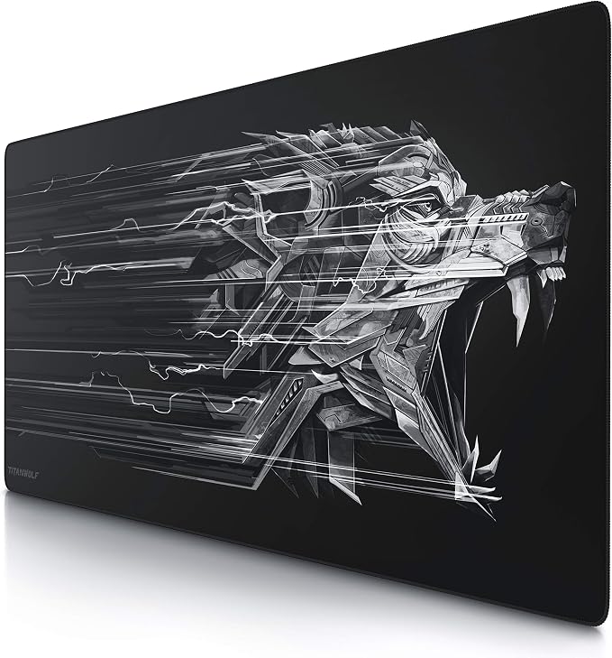 Titanwolf Gaming Mouse Pad - Large Size - 1200 x 600 mm - Size XXXL - for Logitech Mouse and Keyboard - Image 1
