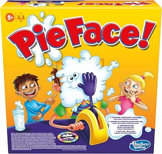 Hasbro Games Pie Face, Jeu Familial d'Entartage Amusant, Jeu de Société pour Enfants dès 5 Ans et Adultes, Activité Ludique et Loisir Créatif pour Fêtes et Anniversaires - Image 1