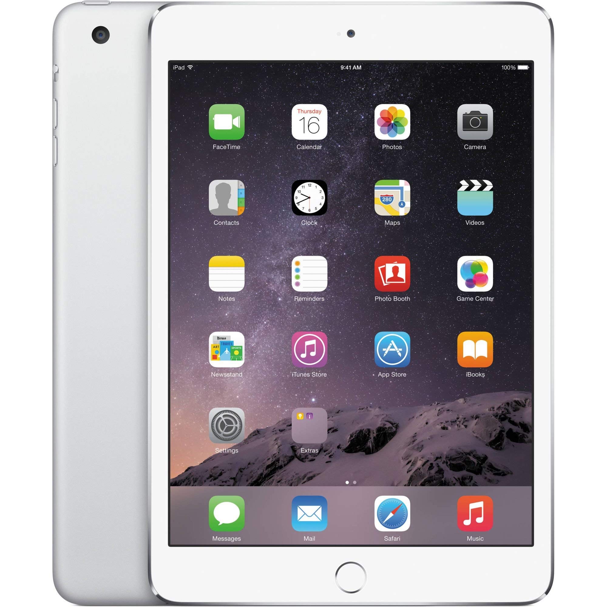 Apple iPad Mini 4 32GB Wi-Fi - Silver (Refurbished) - Image 1
