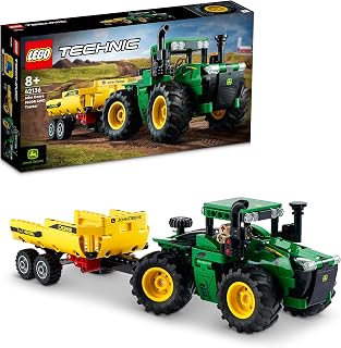 Technic John Deere 9620R 4WD Tractor with Rocking Trailer, Farm Toy for Kids Boys and Girls 8 Years and Above, Collectible and Build Model, 42136 - Image 1