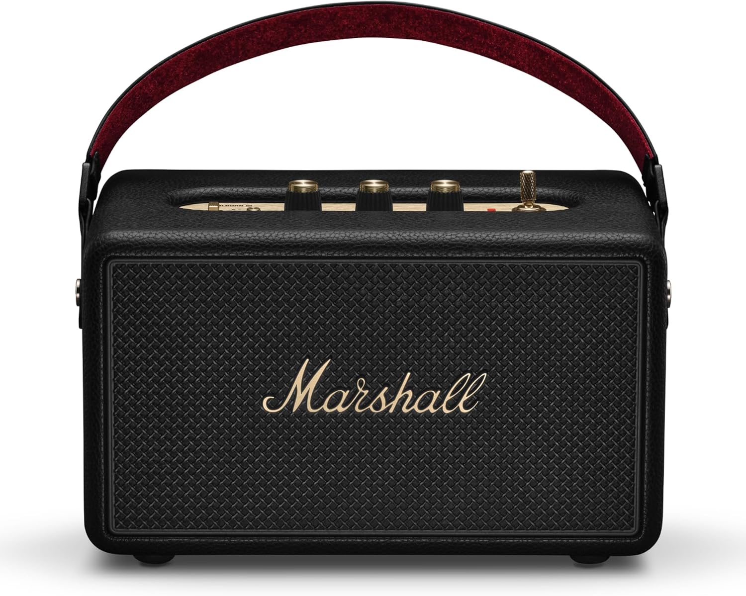 Marshall Kilburn III Bluetooth Enceinte Portable avec Plus de 50 h d’autonomie - Noir et Laiton - Image 1