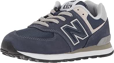 New Balance Unisex Child 574 Core Low Sneaker, Marine, 29 EU