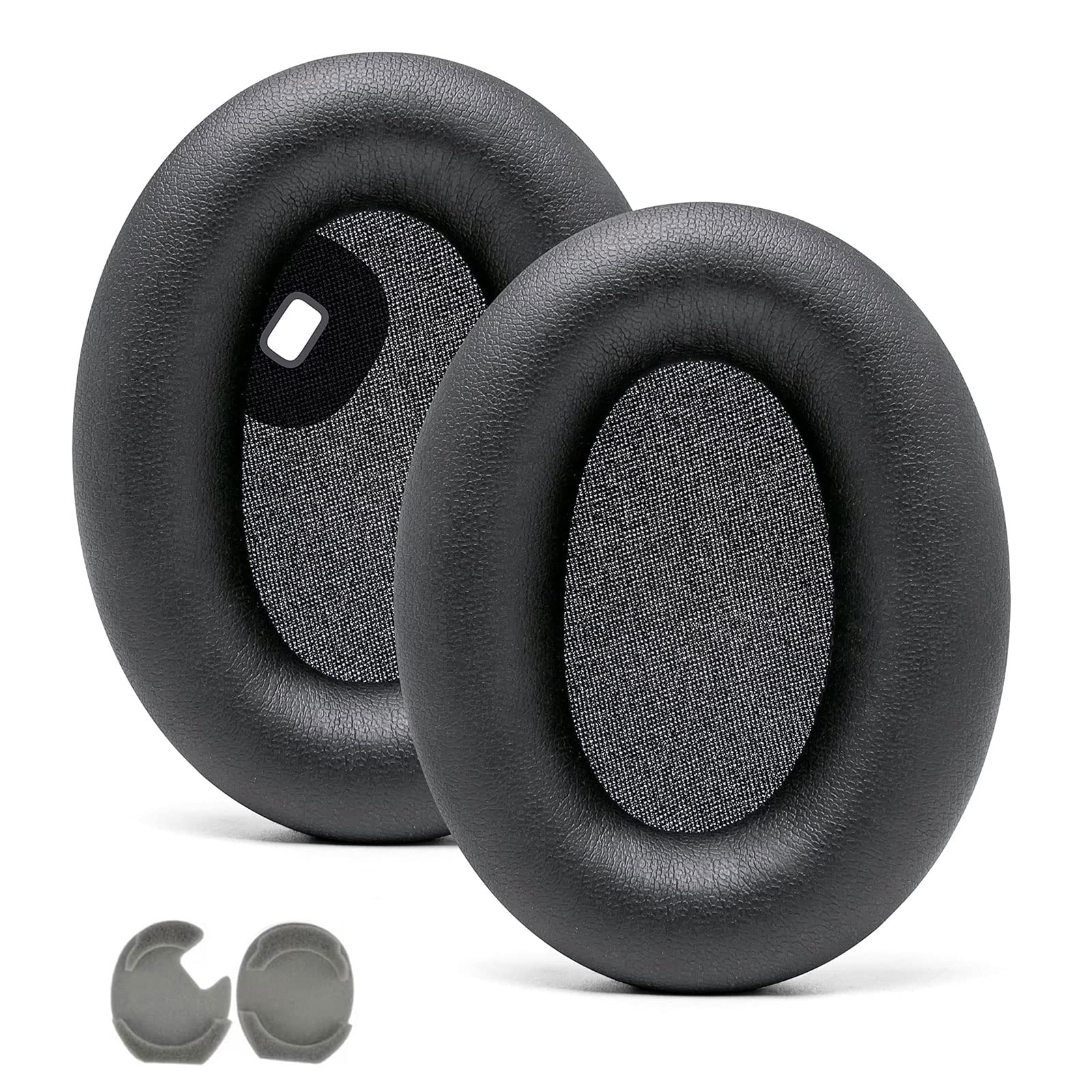 Replacement Ear Pads for Sony WH-1000XM4 Headphones Earpads Compatible with WH1000XM4 with Softer Protein Leather, Memory Foam, Noise Isolating, Black - Image 1