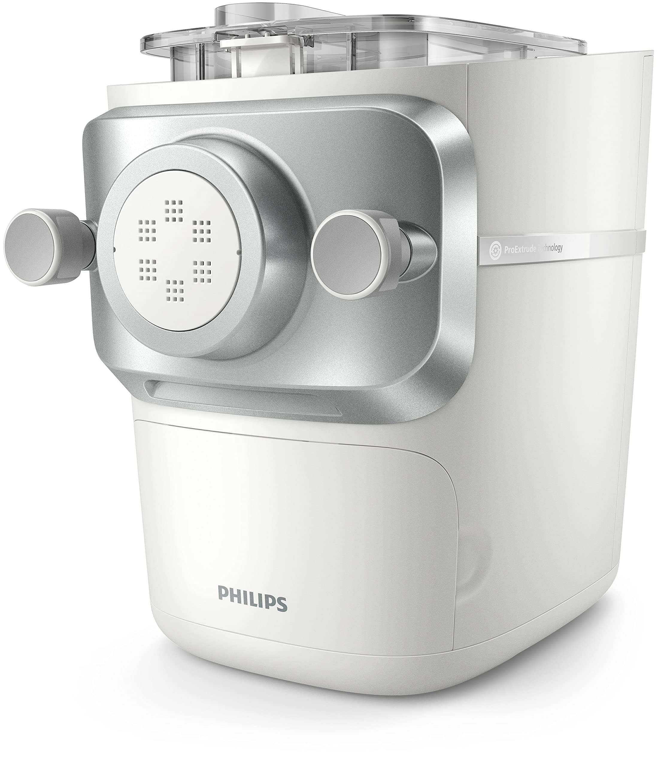 Philips Series 7000 Pasta Machine - ProExtrude Technology, Fully Automatic, Perfect Mixing Technology, 6 Shaping Discs, White (HR2660/00) - Image 1