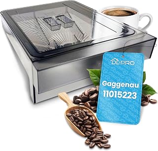 DL-pro Récipient à grains pour Bosch Siemens Neff Gaggenau 11015223 - Kit avec couvercle + joint pour machine à café automatique - Image 1