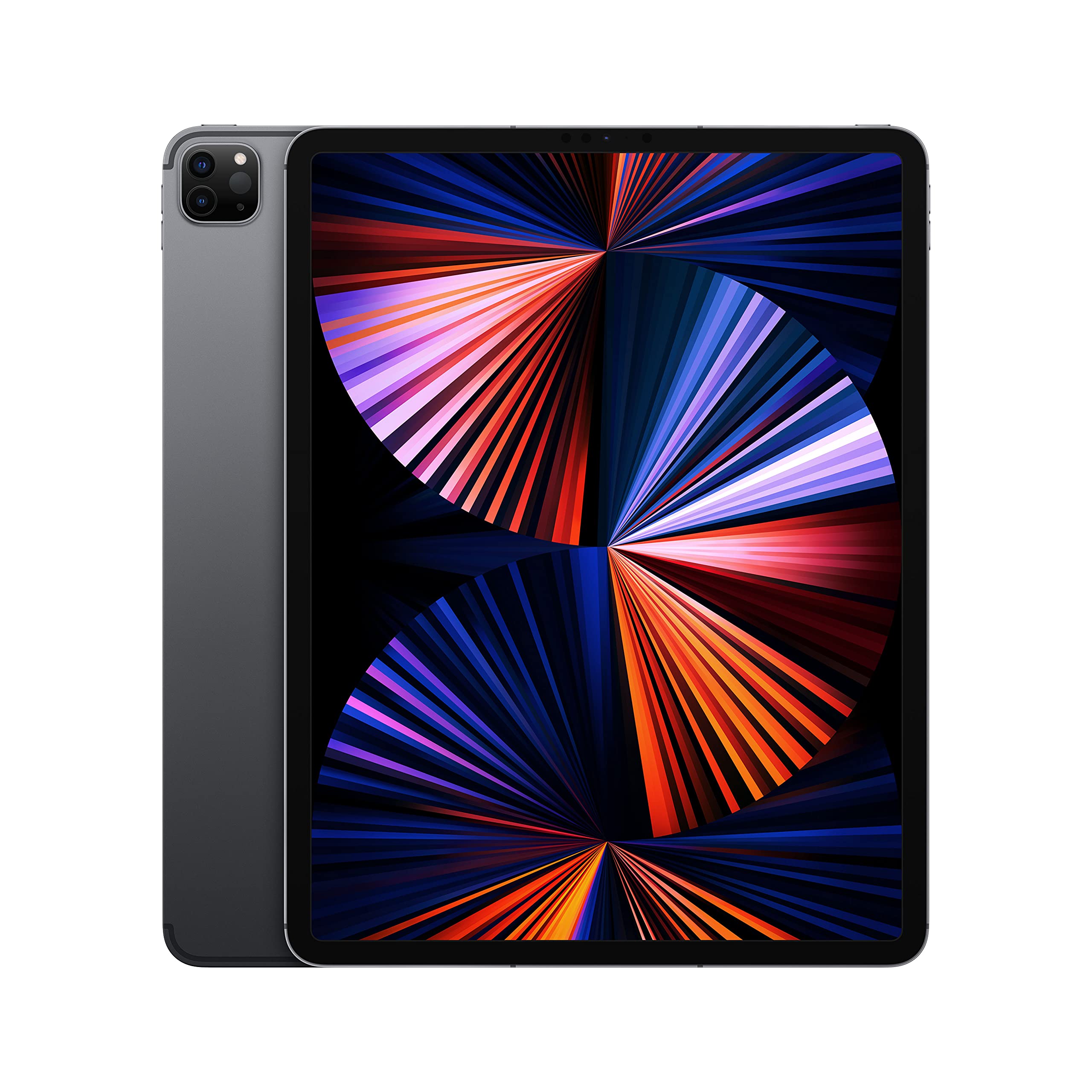 Apple 2021 iPad Pro (12.9-inch, Wi-Fi + Cellular, 128GB) - Space Gray (Refurbished) - Image 1