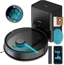 Cecotec Robot Aspirateur et Laveur de Sols avec Base Autovidante et Navigation Laser Conga 7690 Immortal Max Home. 500Pa, Base avec capacité de 2,5 L, 220' d'Autonomie, Brosse en Silicone, App - Image 1