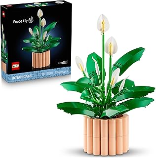 LEGO Botanicals Les Fleurs de Lune - Set de Plante Artificielle en Pot pour Adulte - Fausses Fleurs Blanches & Boutons - Décoration de Chambre ou de Salon - Idée de Cadeau DIY pour Femme 11504 - Image 1