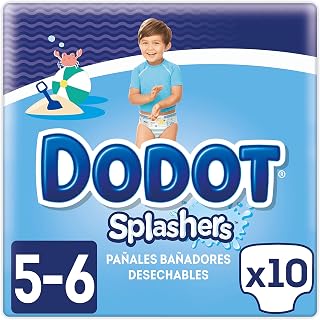 Dodot Splashers Lot de 10 couches de bain jetables à partir de 14 kg - Image 1
