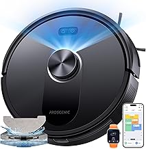 Proscenic Q10 Aspirateur Robot,8000Pa 200Mins Robot Aspirateur Laveur avec Serpillière,Navigation Lidar,Multi-étage Cartographie,Évitement d'obstacles,Silencieux,pour Poils Animaux Tapis Sols Durs - Image 1
