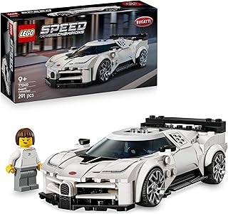 LEGO Speed Champions Hypercar Bugatti Centodieci - Jouet Voiture de Sport - Maquette à Construire avec Minifigurine de Pilote - Idée de Cadeau d'anniversaire pour Garçon dès 9 Ans 77240 - Image 1