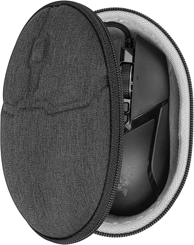 GEEKRIA Hard Travel Case for Desktop Mouse Compatible with Razer Basilisk V3 / Viper V3 Pro / Naga V2 / DeathAdder V3 / Orochi V2, HyperX Pulsefire Haste - Image 1