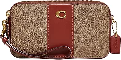 COACH Shoulder Bag, Shoulder Bag, Clutch, Signature Print, Brown, Rust Tan, Light Brown Rust - Image 1