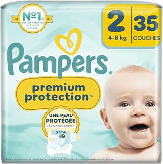 Premium Protection Size 2, 35 Layers, 4kg-8kg, Double Protection for Skin and Against Leaks - Image 1