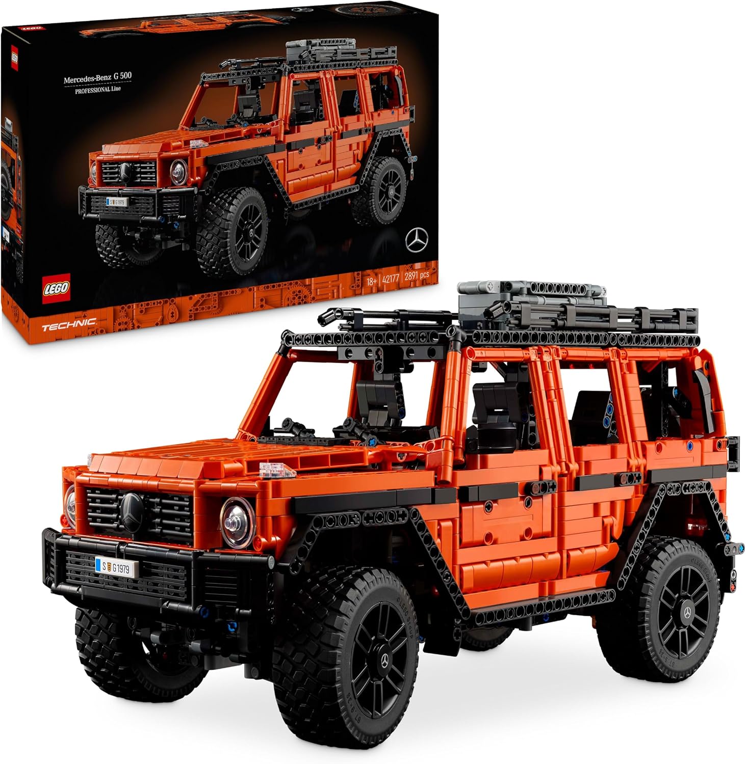 LEGO Technic Mercedes-Benz G 500 PROFESSIONAL Line - Maquette Voiture à Construire pour Adultes - Modèle de Classe G - Idée Cadeau pour les Passionnés de 4x4 et Véhicules de Luxe à Collectionner 42177 - Image 1