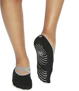 Gaiam Chaussettes de yoga antidérapantes pour homme et femme - Image 1