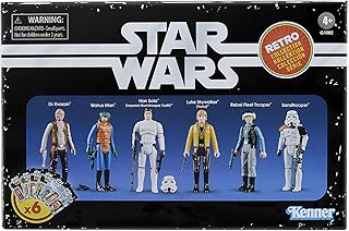 Hasbro Star Wars Retro Collection, Star Wars : Un Nouvel Espoir, Multipack de 6 Figurines, échelle 9,5 cm - Image 1