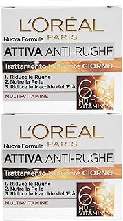 L'Oréal Paris Age Perfect 65+ Anti-Rides Crème Jour Soin Nourrissant Multi-Vitamines pour Peaux Matures - 2 Pots de 50ml - Image 1