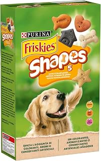 Purina Friskies Shapes, Snack, récompenses, Biscuits pour Chiens, 6 Paquets de 800 g - Image 1