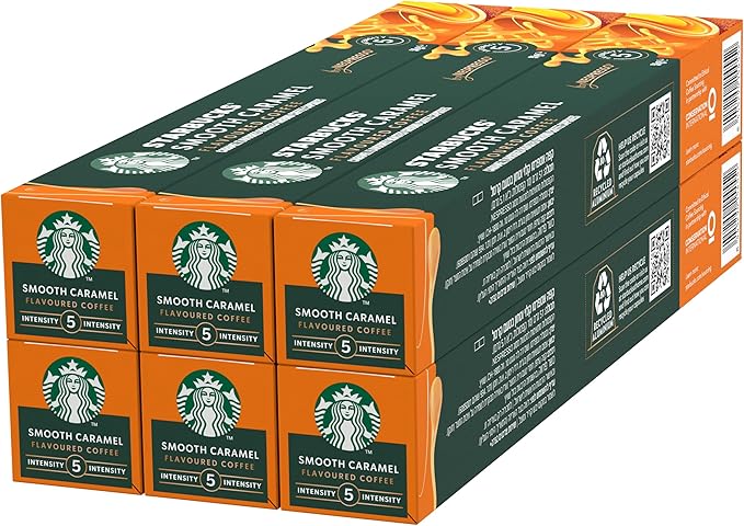 STARBUCKS by Nespresso, Blonde Roast, Caramel Flavored Coffee 6 x 10 (60 Capsules) - Image 1