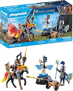 Playmobil 71645 Duel de Chevaliers - Novelmore - Comprenant Deux Chevaliers, Un Cheval et Une Armure précieuse - Dès 4 Ans - Image 1