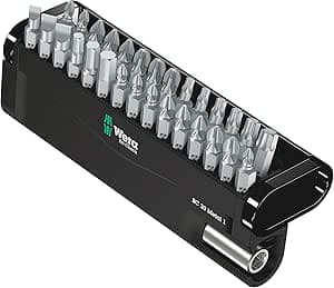 Wera 05057434001 Bit-Check 30 Metal 1, 30 Pieces, Grey