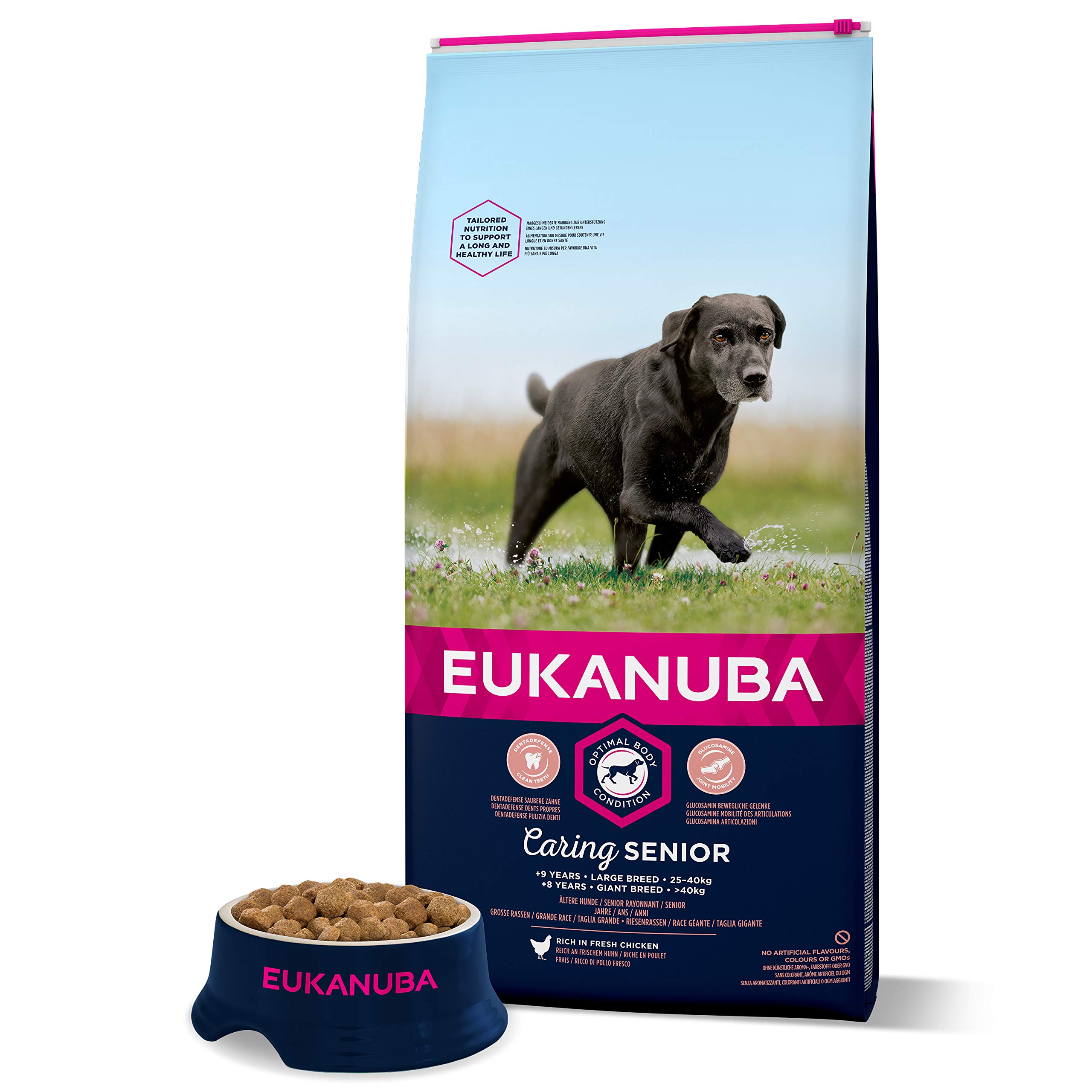 Eukanuba Senior Dog Dry Food for Large Breed Chicken 15 kg - Image 1